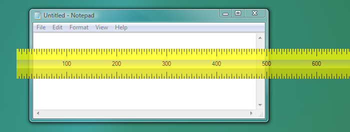 Screen shot of DJRuler