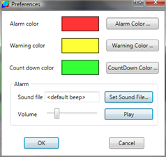 Preferences dialog screen shot.